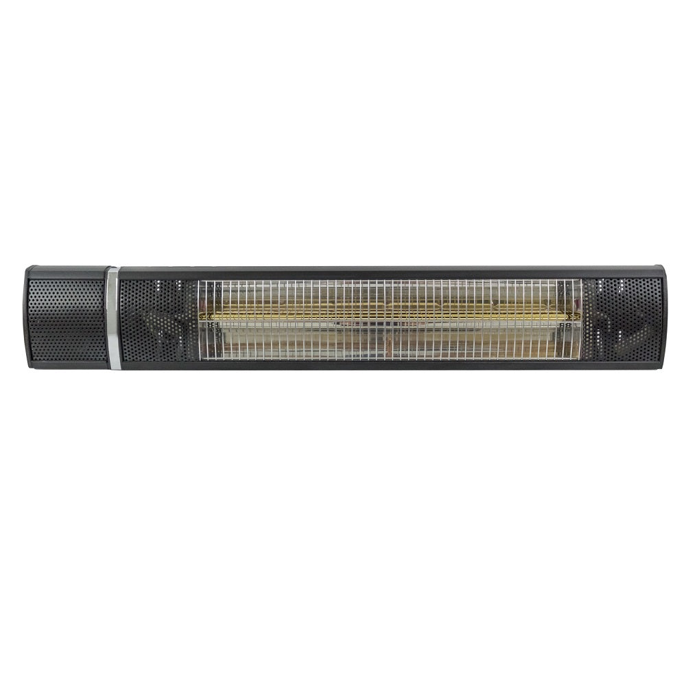 Hiland Wall Mount Electric Heater -Black- HIL-TW15R- Main View
