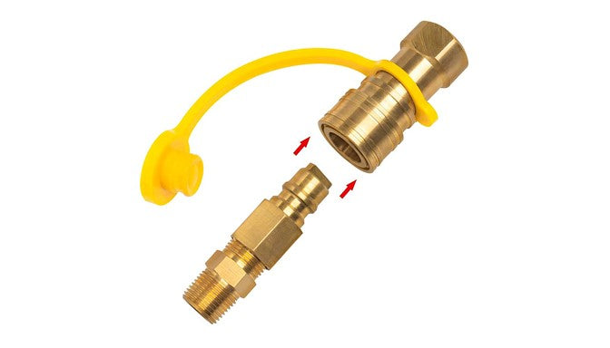 Hiland Natural Gas  Quick Connect Hose - 20ft