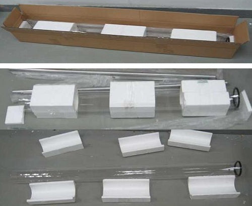 Hiland Residential Quartz Glass Tube Replacement 49.5" Tall
