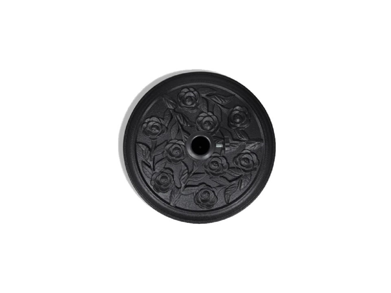 Hiland Round Concrete Base in Plastic for Market Umbrella