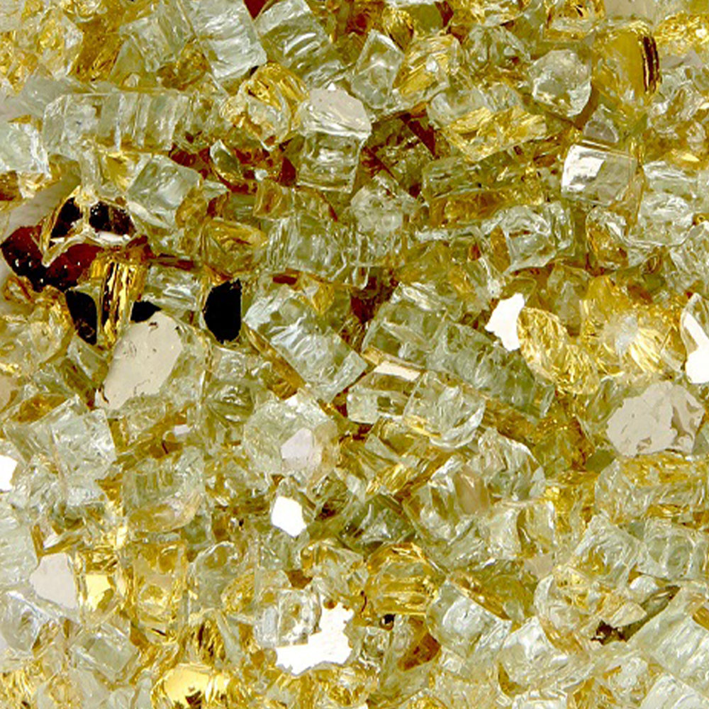 Hiland Reflective Fire Glass - Copper