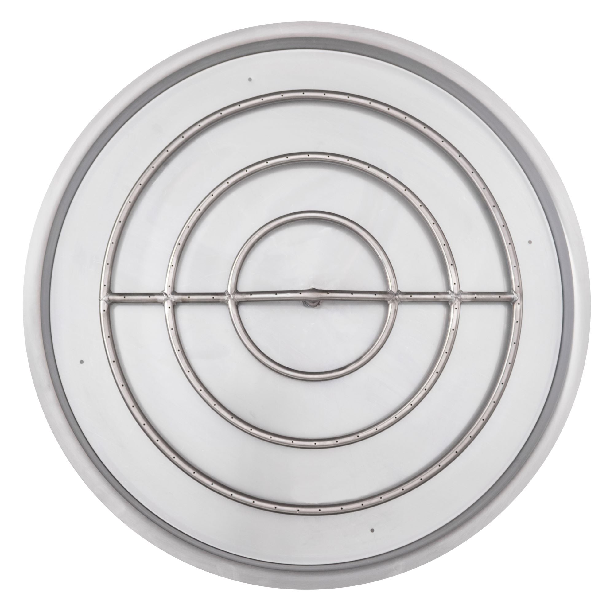 The Outdoor Plus Round Drop-in Pan with Stainless Steel Round Burner