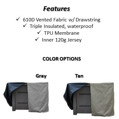 Hiland Premium Fire Pit Cover - 38" Square