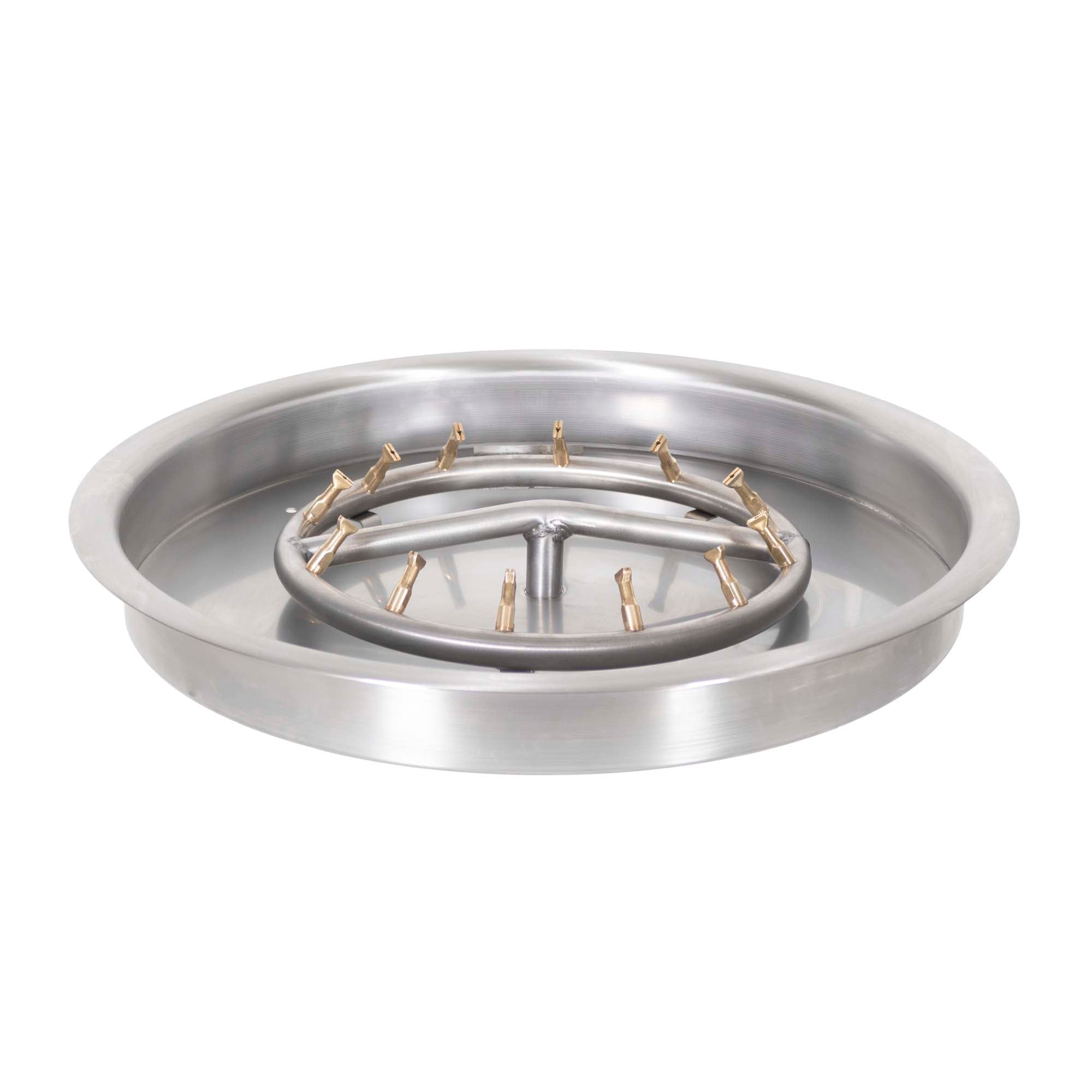 The Outdoor Plus Round Drop-in with Stainless Steel Round Bullet Burner