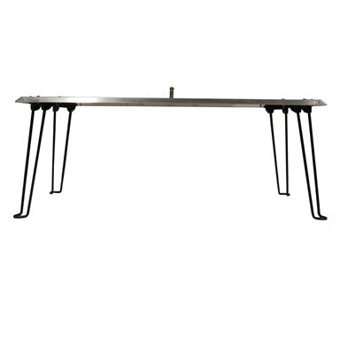 Hiland Fire Pit Heat Deflector Rectangle - Stainless Steel