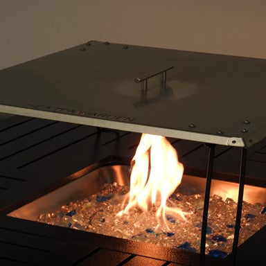 Hiland Fire Pit Heat Deflector - Stainless Steel
