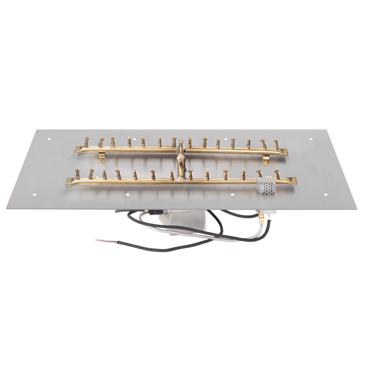 The Outdoor Plus Rectangular Flat Pan with Brass Bullet 'H' Burner