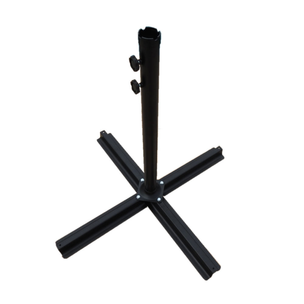 Hiland Cantilever Umbrella with LED Lights - Tan