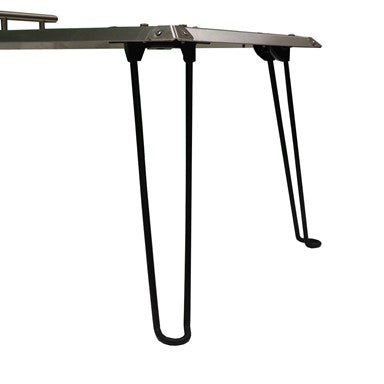 Hiland Fire Pit Heat Deflector Rectangle - Stainless Steel