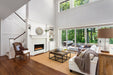 Amantii 34" Symmetry Extra Tall Built-in Smart WiFi Electric Fireplace -SYM-34-XT- Lifestyle Staircase