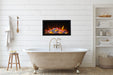 Amantii 40" Panorama Deep Extra Tall Electric Fireplace -BI-40-DEEP-XT- Lifestyle Bathroom