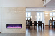 Amantii 50" Panorama Slim Indoor or Outdoor Electric Fireplace -BI-50-SLIM-OD- Lifestyle Concrete Division Fireplace