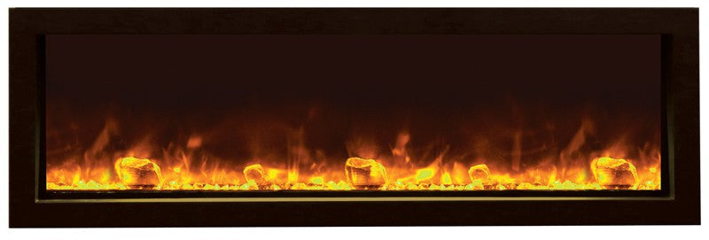 Amantii 50" Panorama Slim Indoor or Outdoor Electric Fireplace -BI-50-SLIM-OD- Main View