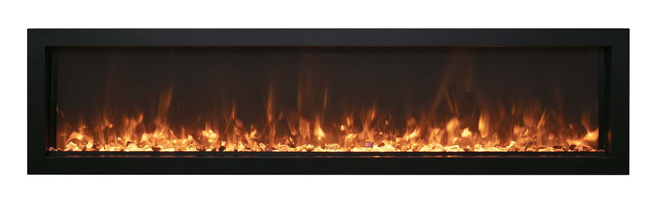 Amantii 60" Panorama Extra Slim Electric Fireplace -BI-60-XTRASLIM- Main View