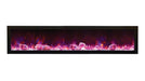 Amantii 72" Panorama Slim Indoor or Outdoor Electric Fireplace -BI-72-SLIM-OD- Main View