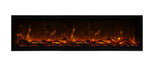 Amantii 74" Symmetry Bespoke Extra Tall Electric Fireplace -SYM-74-XT-BESPOKE- Front View