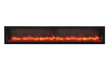 Amantii 88" Panorama Deep Indoor or Outdoor Electric Fireplace -BI-88-DEEP-OD- Main View