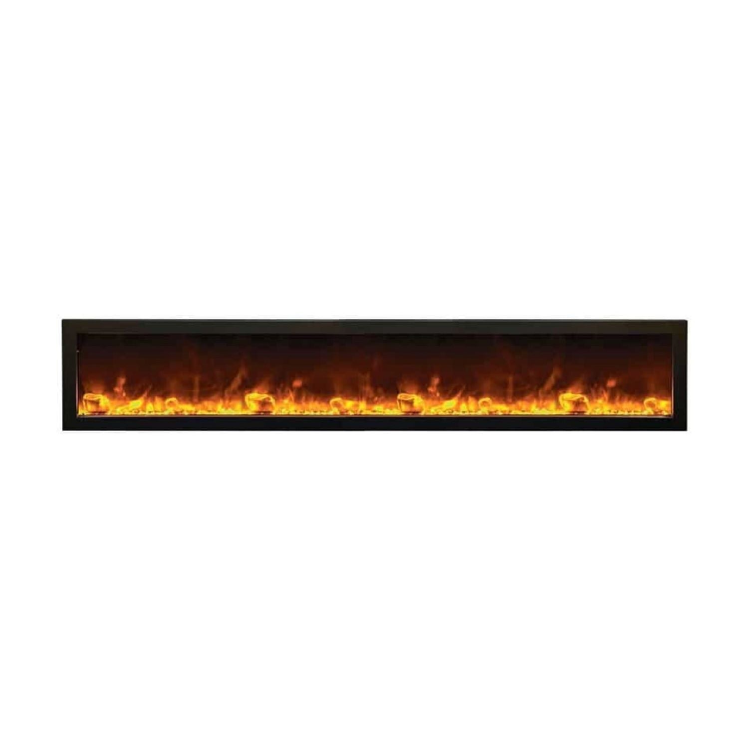 Amantii 88" Panorama Slim Indoor or Outdoor Electric Fireplace -BI-88-SLIM-OD- Main View
