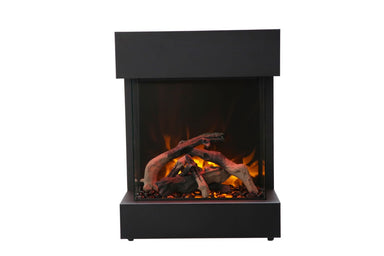 Amantii Cube 20″ Three Sided Wall Mount Electric Fireplace -CUBE-2025WM- Main View