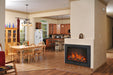 Amantii TRD 38" Traditional Series Smart  Built-In Electric Fireplace -TRD-38- Lifestyle Dining Room