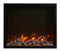 Amantii TRD 44" Traditional Series Built-In Electric Fireplace 3 reviews -TRD-44- Front View With Log