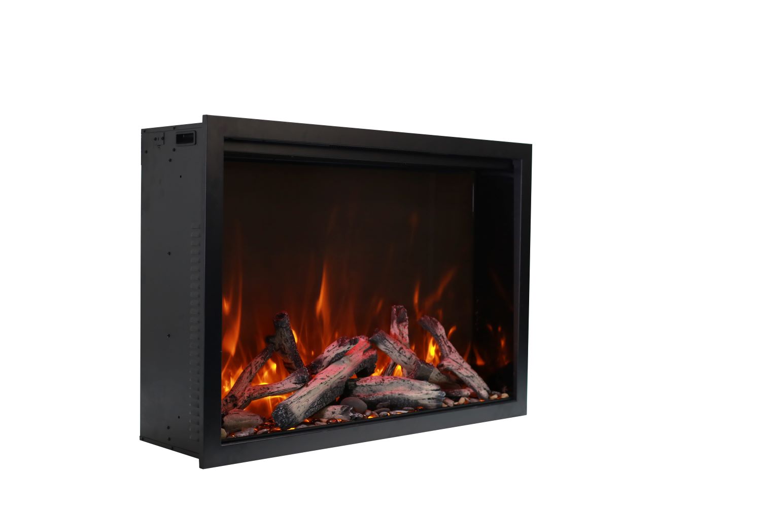 Amantii TRD 44" Traditional Series Built-In Electric Fireplace 3 reviews -TRD-44- Right Facing