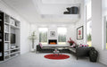Amantii Tru-View 30" Three Sided Slim Glass Electric Fireplace -30-TRV-slim- Lifestyle Living Room