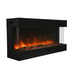 Amantii Tru-View XL Deep 40" Built-In Three Sided Electric Fireplace -40-TRU-VIEW-XL-DEEP- Left View