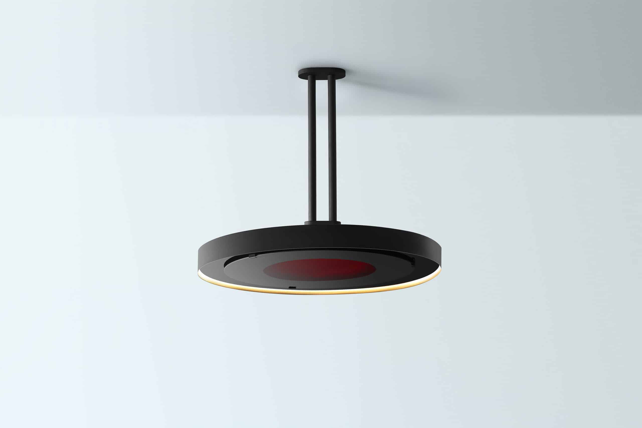 Bromic Eclipse Electric Pendant Heater- BH0920001-1- Front View