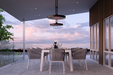 Bromic Eclipse Electric Pendant Heater- BH0920001-1- Lifestyle Outdoor Dining
