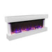 Chesmont White 50 inch 3-sided smart electric fireplace 80033 - MainView