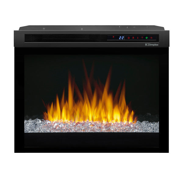 Dimplex 23" Nova Multi-Fire XHDTM Firebox With Acrylic Ember Media Bed -X-XHD23G- Front View