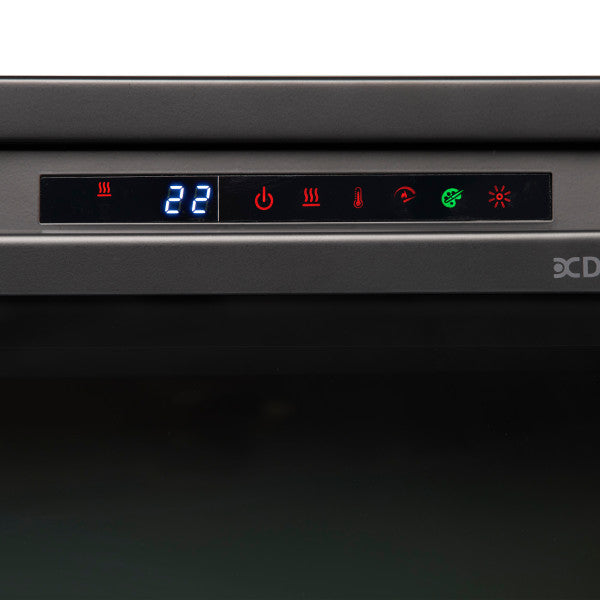 Dimplex 23" Nova Multi-Fire XHDTM Firebox With Acrylic Ember Media Bed -X-XHD23G- Temperature Control