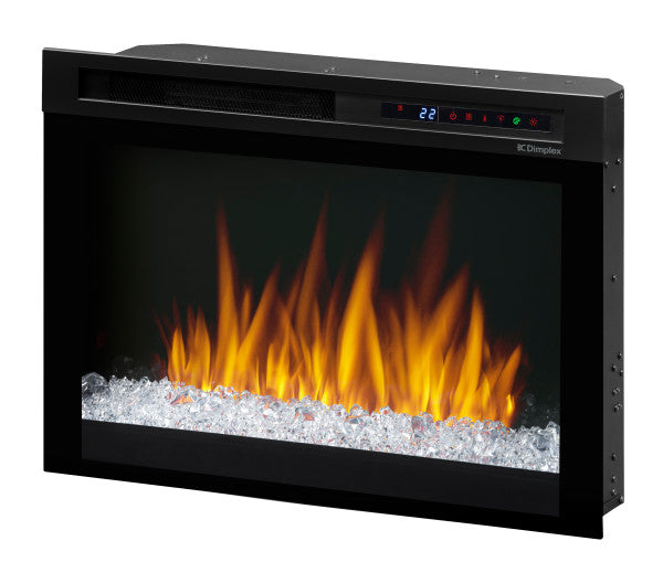 Dimplex 26" Multi-Fire XHDTM Firebox - Landscape, Front Mount with Acrylic Ember Media Bed -X-XHD26G- Left View