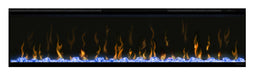 Dimplex 60" IgniteXL Linear Electric Fireplace - X-XLF60 - Front View With Blue Reflected Light