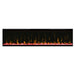 Dimplex 60" IgniteXL Linear Electric Fireplace - X-XLF60 - Front View With Orange Red Reflected Light