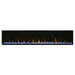 Dimplex 74" IgniteXL Linear Electric Fireplace - X-XLF74 - Front View With Blue Reflected Light