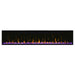 Dimplex 74" IgniteXL Linear Electric Fireplace - X-XLF74 - Front View With Purple Reflected Light