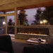 Dimplex 74" IgniteXL Linear Electric Fireplace - X-XLF74 - Stone Wall