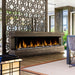 Dimplex IgniteXL Bold 100" Linear Electric Fireplace - X-XLF10017-XD - Partition Grill Design