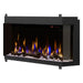 Dimplex IgniteXL Bold 50" Built-in Linear Electric Fireplace - XLF5017-XD - Side View with Orange and Blue Flame