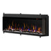 Dimplex IgniteXL Bold 74" Linear Electric Fireplace - X-XLF7417-XD - Side View With Orange and Blue Flames