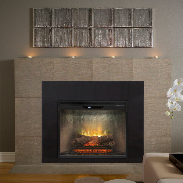 Dimplex Revillusion® 30" Built-In Firebox Weathered Concrete -X-RBF30WC- Living Room