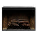 Dimplex Revillusion® 36" Built-In Firebox Herringbone -X-RBF36- Front View With Logs