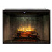 Dimplex Revillusion® 42" Built-In Firebox - Weathered Concrete - X-RBF42WC- Front View With Red Flame