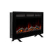 Dimplex Sierra 48" Wall-Mount/Tabletop Linear Electric Fireplace - X-SIL48 - Right View With Logs Fuel Bed Table Top