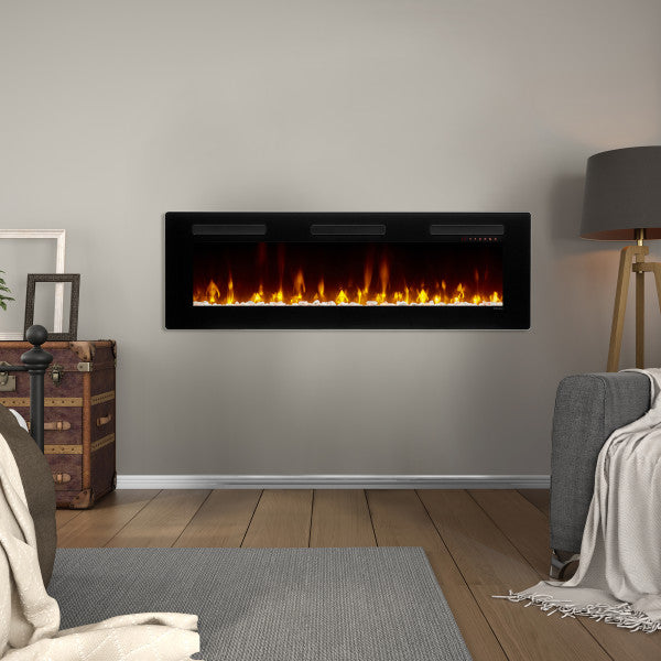 Dimplex Sierra 60" Wall-Mount/Tabletop Linear Electric Fireplace - Bedroom