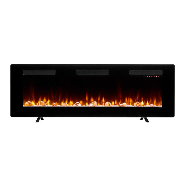 Dimplex Sierra 60" Wall-Mount/Tabletop Linear Electric Fireplace -X-SIL60- Front View Table Top