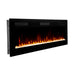 Dimplex Sierra 72" Wall-Mount/Tabletop Linear Electric Fireplace -X-SIL72- Right View With Glass Fuel Bed Wall Mount