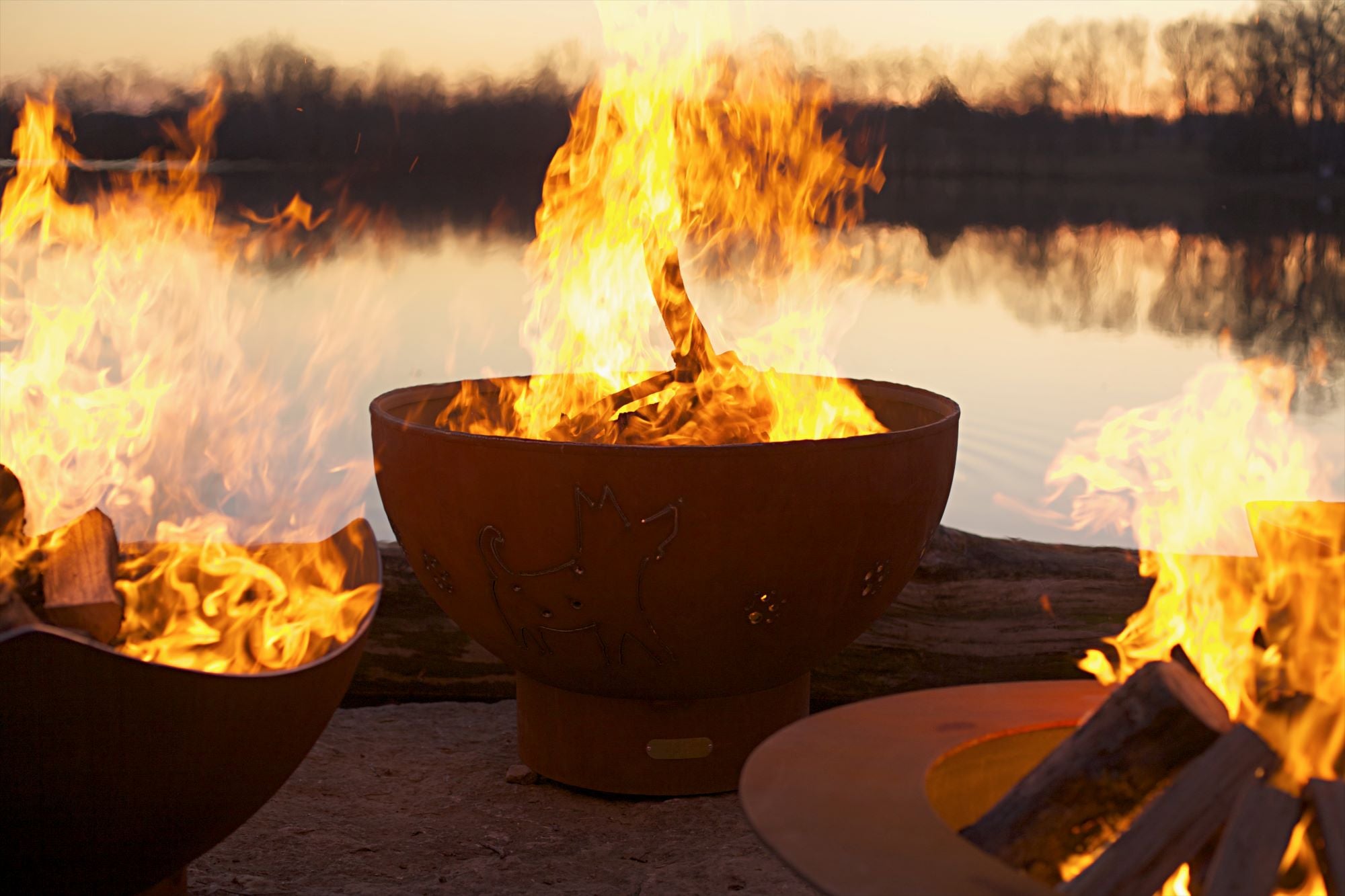 Fire Pit Art Crater Fire Pit